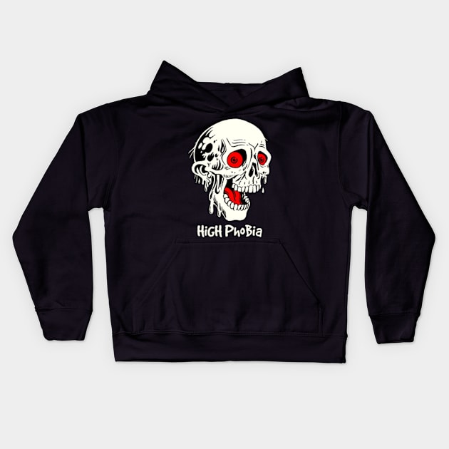 high phobia Kids Hoodie by antonimus